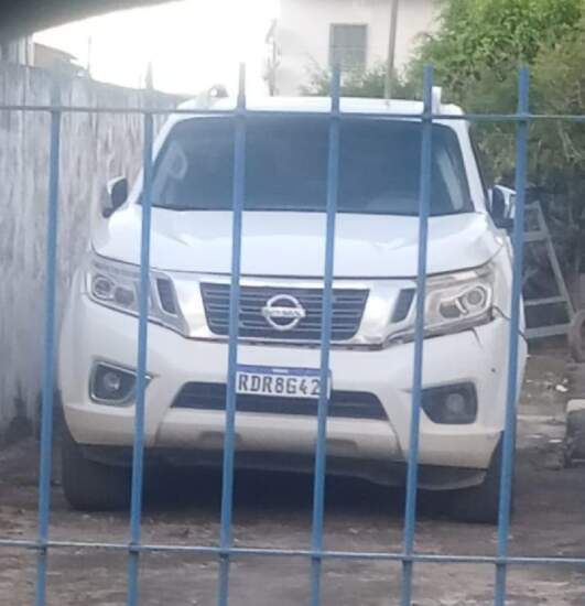 Caminhonete encontrada